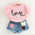 Children clothes set Jewelry and Clovers