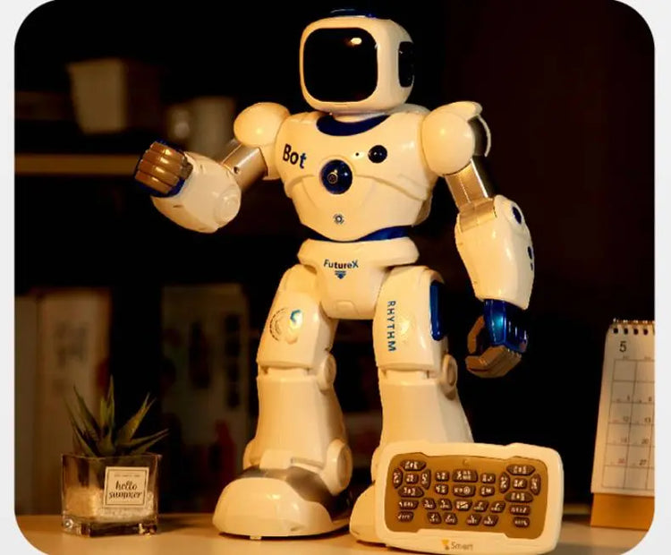 Early Education Remote Control Touch Mobile Phone APP Gravity Sensor Remote Control Robot Jewelry and Clovers