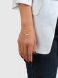 Gold Silver Chain Dragonfly Charm Bracelet