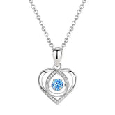 Beating Heart Necklace Women&