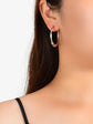 7 pieces Boho Chic Antique Silver Oxidized Intricate Hoop Earrings Set