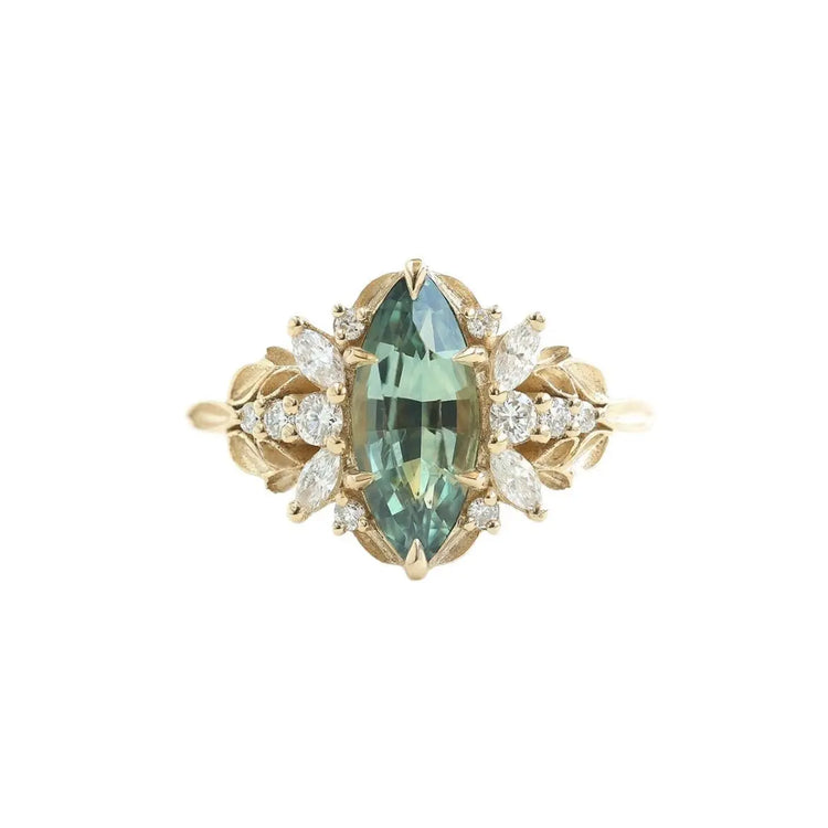 Versatile Minimalist Chanel-inspired Ring With Zircon Inlay Ashley and Clovers
