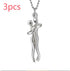 Love Hug Necklace Unisex Men Women Couple Jewelry Simple Temperament Clavicle Chain Valentines Day Lover Gifts Jewelry and Clovers