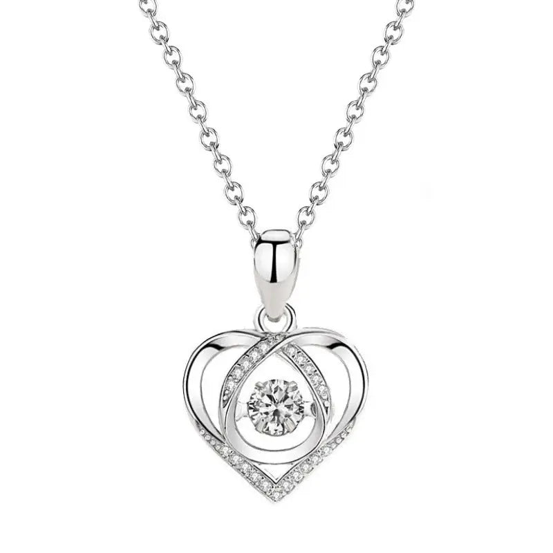 Beating Heart Necklace Women&