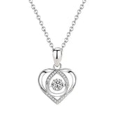 Beating Heart Necklace Women&