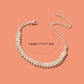 Exquisite Full Rhinestone Decor Silver Chain Anklet
