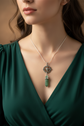 North South East West Pendant with a.925 Sterling Silver Chain