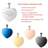 Custom Photo Heart Necklace-A Memory You Can Wear Jewelry and Clovers