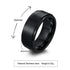 Vnox Personalized Spinner Ring for Men Women 6mm Stainless Steel Rotatable Wedding Band Custom Name Date Initial Male Tail Ring Jewelry and Clovers