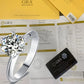 Hot New Luxury 925 Sterling Silver 1-3 Ct Real Moissanite Rings Wholesale Jewelry and Clovers