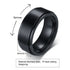 Vnox Personalized Spinner Ring for Men Women 6mm Stainless Steel Rotatable Wedding Band Custom Name Date Initial Male Tail Ring Jewelry and Clovers
