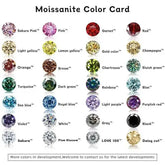 2.6ct D Color Moissanite 925 Sterling Sliver Plated White Gold Hoop Earring’s Jewelry and Clovers