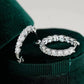 2.6ct D Color Moissanite 925 Sterling Sliver Plated White Gold Hoop Earring’s Jewelry and Clovers