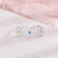 New Fashion Silver Color Green Flower Leaf Rose Daisy Enamel Open Finger Rings For Women Girl Jewelry Gift Dropship Wholesale Jewelry and Clovers