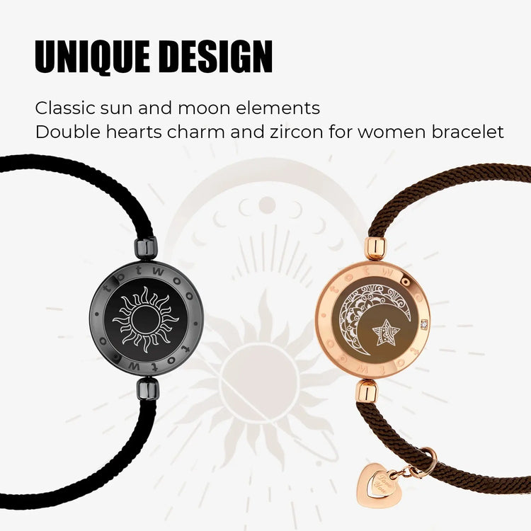 Totwoo Touch Single Bracelet - Long Distance Touch Bracelet Light up and Vibration Relationship Love Baracelet SMART BRACELET JEWELRY Jewelry and Clovers