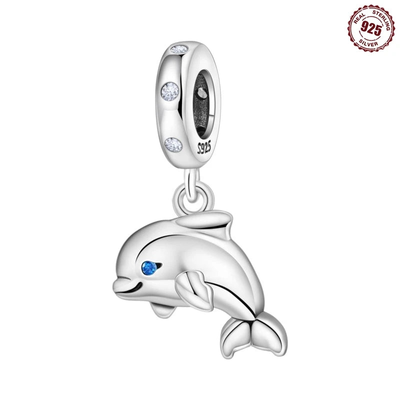 MISEFF New Original Bracelet 925 Sterling Silver Lovely Angel Girl Charms Beads For Jewelry Gifts