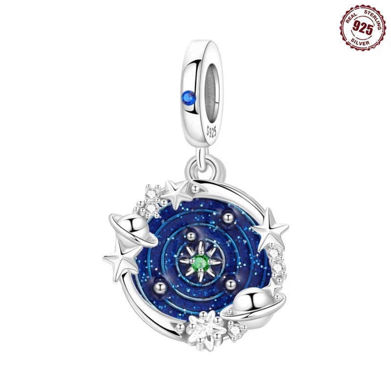 MISEFF New Original Bracelet 925 Sterling Silver Lovely Angel Girl Charms Beads For Jewelry Gifts