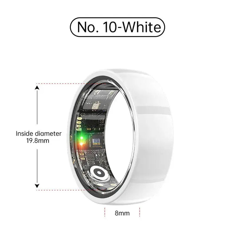 Smart Ring Bluetooth 5.1 Sleep Camera Remote Control Multiple Exercise Modes Wearable Fitness Ring Jewelry and Clovers