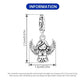 MISEFF New Original Bracelet 925 Sterling Silver Lovely Angel Girl Charms Beads For Jewelry Gifts Jewelry and Clovers