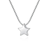New Arrivals 925 Sterling Silver Star Necklaces & Pendants For Women Hot Fashion sterling-silver-jewelry Jewelry and Clovers