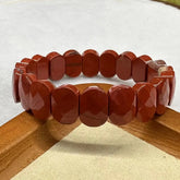 Natural Stone 8*14mm  Faceted Bracelets Lapis Labradorite Crystal  Red Jasper Agate Howlite Rhodonite Unakite For Wholesale Jewelry and Clovers