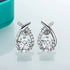 AnuJewel 4cttw D Color Moissanite Diamond 18K Gold Plated 925 Sterling Silver Stud Earrings For Woman Jewelry and Clovers