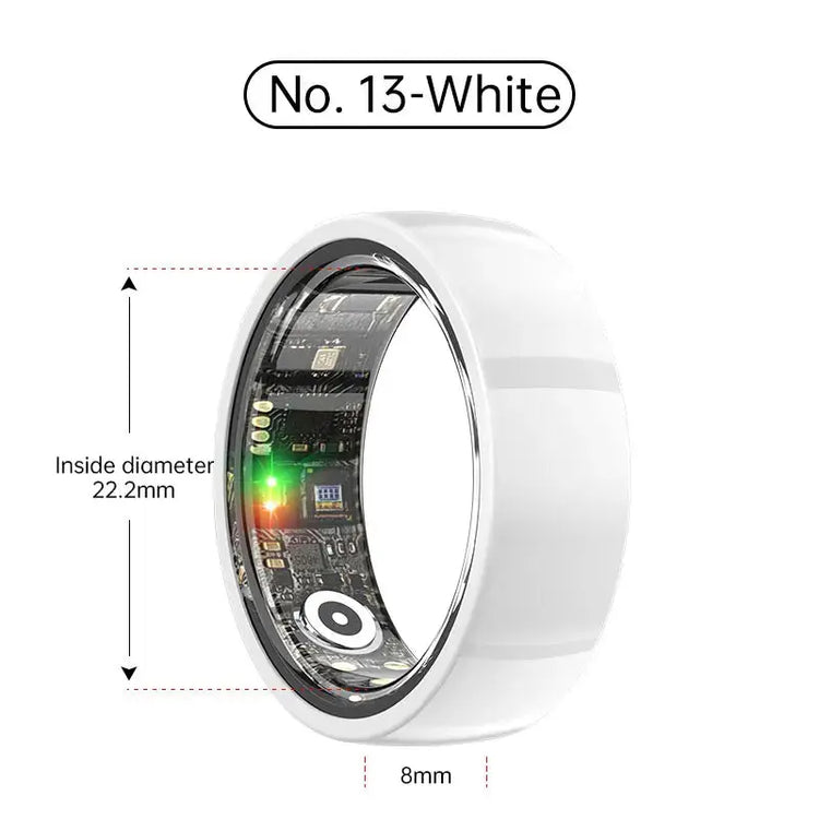 Smart Ring Bluetooth 5.1 Sleep Camera Remote Control Multiple Exercise Modes Wearable Fitness Ring Jewelry and Clovers
