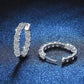 2.6ct D Color Moissanite 925 Sterling Sliver Plated White Gold Hoop Earring’s Jewelry and Clovers