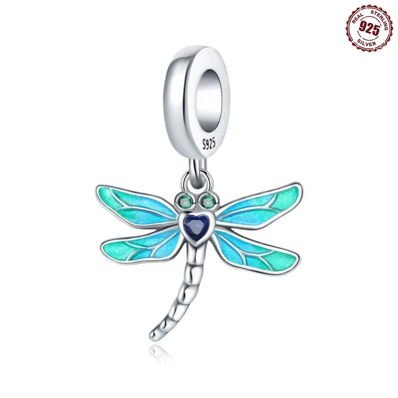 MISEFF New Original Bracelet 925 Sterling Silver Lovely Angel Girl Charms Beads For Jewelry Gifts