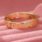 3pcs/set Retro Handmade Star and Moon Shaped Ring, Inlaid with Ring