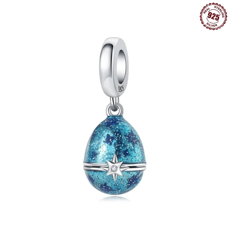 MISEFF New Original Bracelet 925 Sterling Silver Lovely Angel Girl Charms Beads For Jewelry Gifts