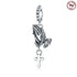 MISEFF New Original Bracelet 925 Sterling Silver Lovely Angel Girl Charms Beads For Jewelry Gifts Jewelry and Clovers