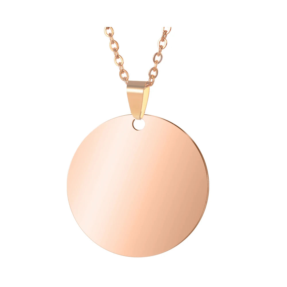 Custom Photo Necklace for Women Heart Stainless Steel Pendant Personalized Engraved Picture Frame on A Necklace