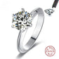 Hot New Luxury 925 Sterling Silver 1-3 Ct Real Moissanite Rings Wholesale Jewelry and Clovers