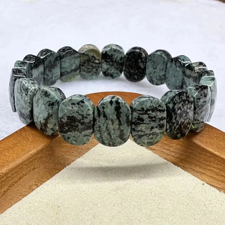 Natural Stone 8*14mm  Faceted Bracelets Lapis Labradorite Crystal  Red Jasper Agate Howlite Rhodonite Unakite For Wholesale Jewelry and Clovers
