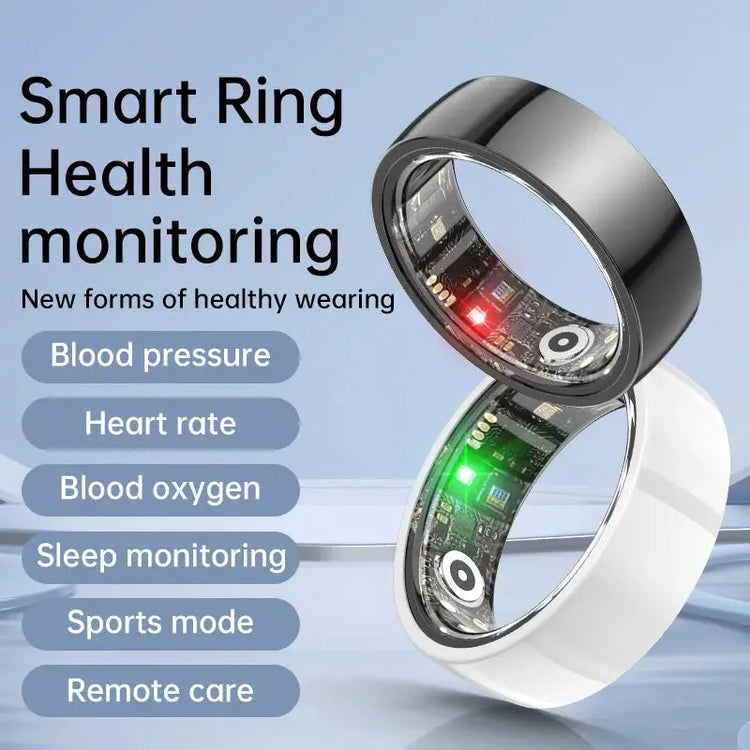 Smart Ring Bluetooth 5.1 Sleep Camera Remote Control Multiple Exercise Modes Wearable Fitness Ring Jewelry and Clovers