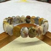 Natural Stone 8*14mm  Faceted Bracelets Lapis Labradorite Crystal  Red Jasper Agate Howlite Rhodonite Unakite For Wholesale Jewelry and Clovers