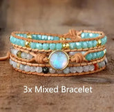 3X Mixed Wrap Bracelet Display Box Apple Watch Band Jewelry and Clovers