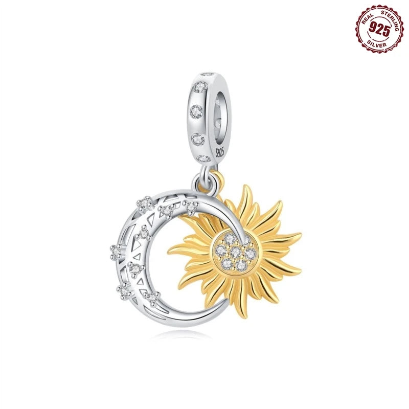 MISEFF New Original Bracelet 925 Sterling Silver Lovely Angel Girl Charms Beads For Jewelry Gifts