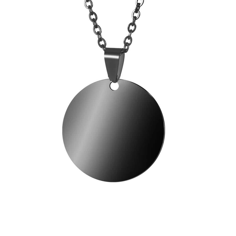 Custom Photo Necklace for Women Heart Stainless Steel Pendant Personalized Engraved Picture Frame on A Necklace