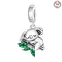 MISEFF New Original Bracelet 925 Sterling Silver Lovely Angel Girl Charms Beads For Jewelry Gifts Jewelry and Clovers