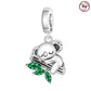 MISEFF New Original Bracelet 925 Sterling Silver Lovely Angel Girl Charms Beads For Jewelry Gifts Jewelry and Clovers