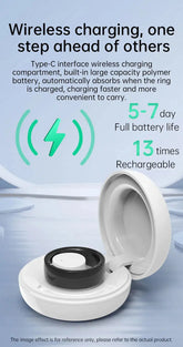 Smart Ring Bluetooth 5.1 Sleep Camera Remote Control Multiple Exercise Modes Wearable Fitness Ring Jewelry and Clovers