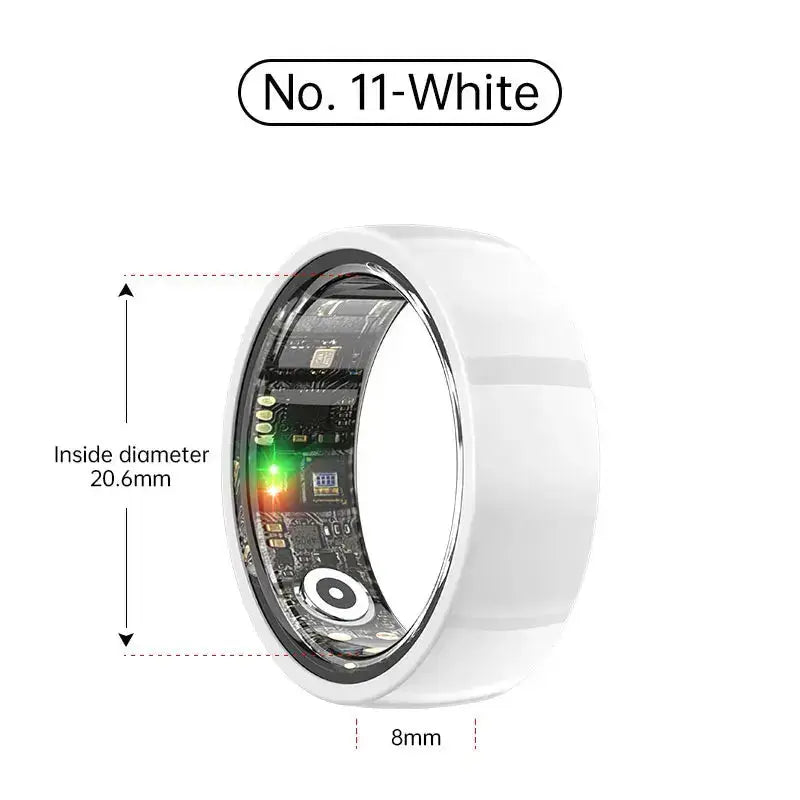 Smart Ring Bluetooth 5.1 Sleep Camera Remote Control Multiple Exercise Modes Wearable Fitness Ring Jewelry and Clovers