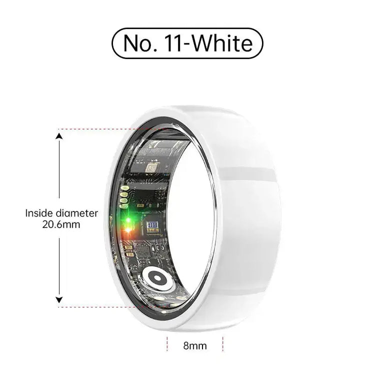 Smart Ring Bluetooth 5.1 Sleep Camera Remote Control Multiple Exercise Modes Wearable Fitness Ring Jewelry and Clovers