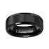 1pc I Love You Engraved Titanium Steel Ring - Durable, Hypoallergenic Mens Band, Perfect for a Gift Jewelry and Clovers
