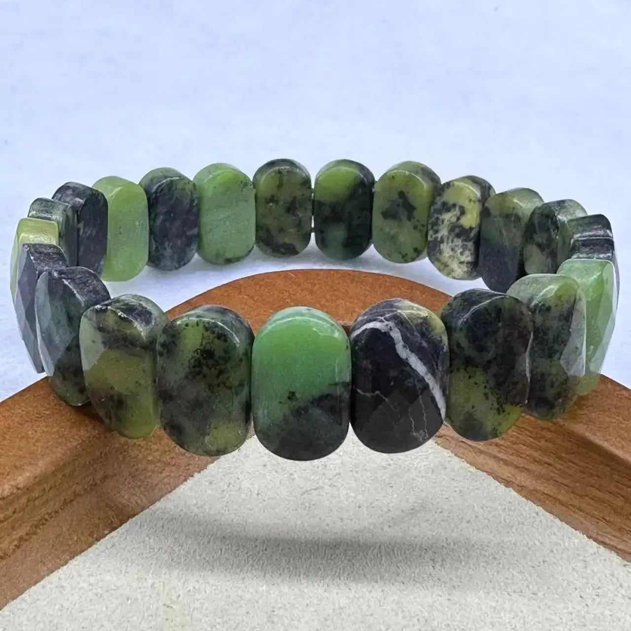 Natural Stone 8*14mm  Faceted Bracelets Lapis Labradorite Crystal  Red Jasper Agate Howlite Rhodonite Unakite For Wholesale Jewelry and Clovers