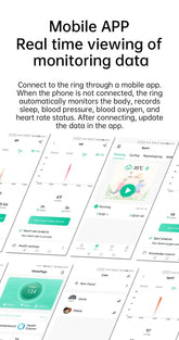 Smart Ring Bluetooth 5.1 Sleep Camera Remote Control Multiple Exercise Modes Wearable Fitness Ring Jewelry and Clovers