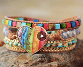 3X Mixed Wrap Bracelet Display Box Apple Watch Band Jewelry and Clovers