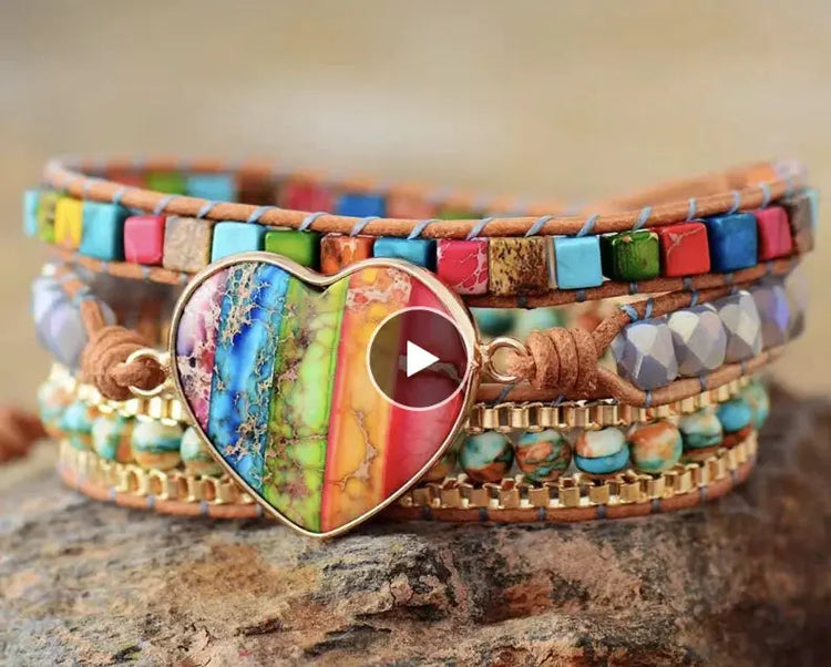 3X Mixed Wrap Bracelet Display Box Apple Watch Band Jewelry and Clovers